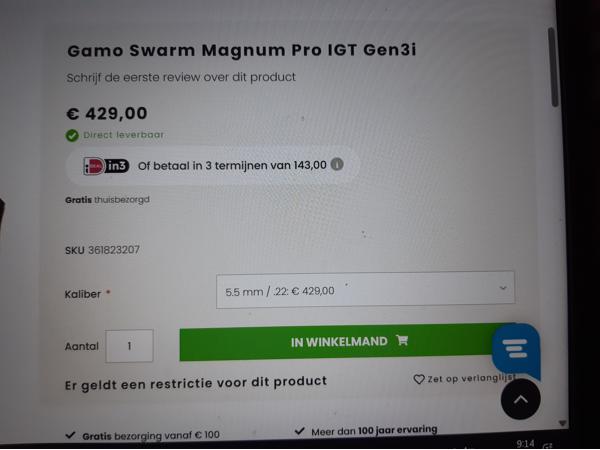 Gamo Swarm Magnum Pro IGT